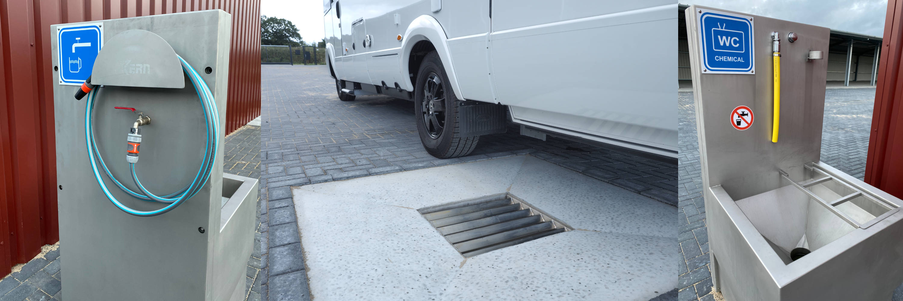 Entsorgungsstation im Camperport